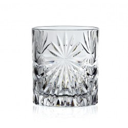 Ποτήρια ουίσκι σκαλιστά Royal 280ml σετ 6 τεμαχίων