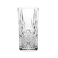 Ποτήρια σωλήνα σκαλιστά Royal 380ml σετ 6 τεμαχίων