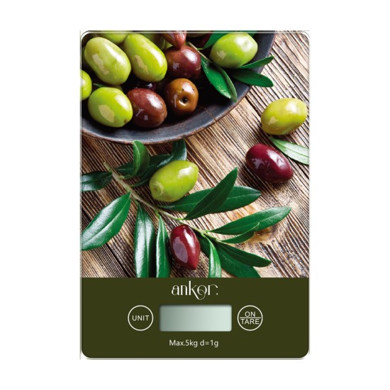 Ζυγαριά ηλεκτρονική κουζίνας Olives 5kgr