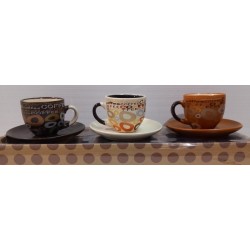 Φλυτζάνια καφέ 90cc Coffee Time σετ 6 τεμαχίων